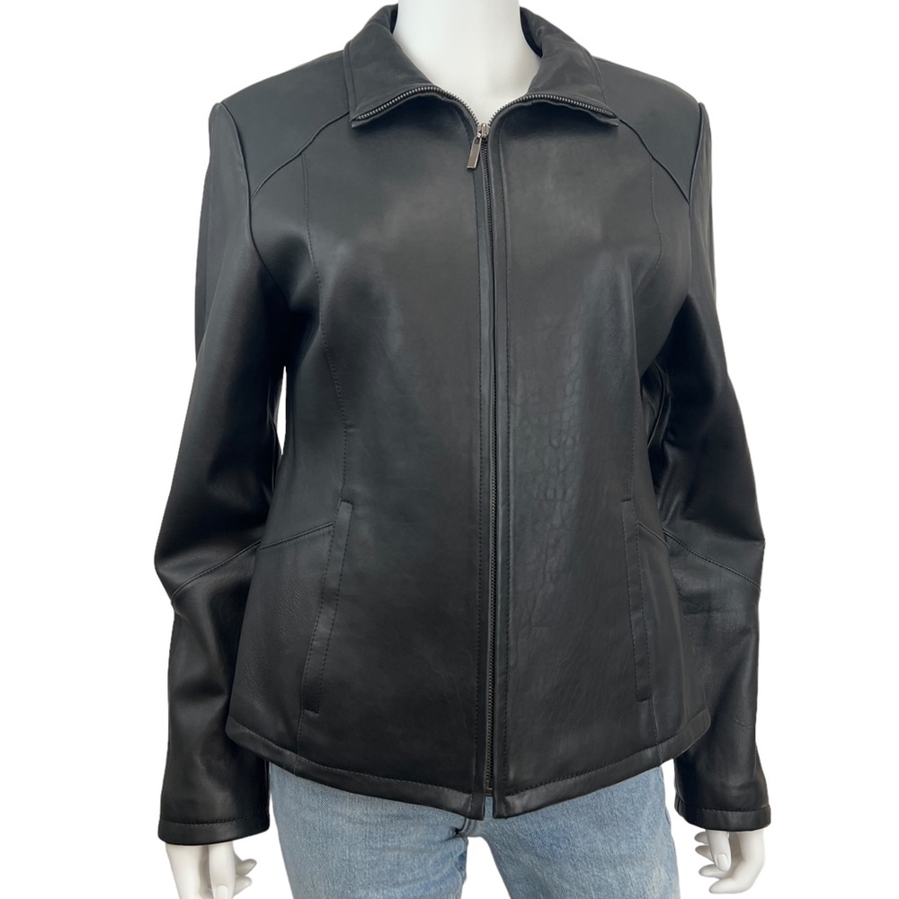 Gallery Black Leather Women's Jacket